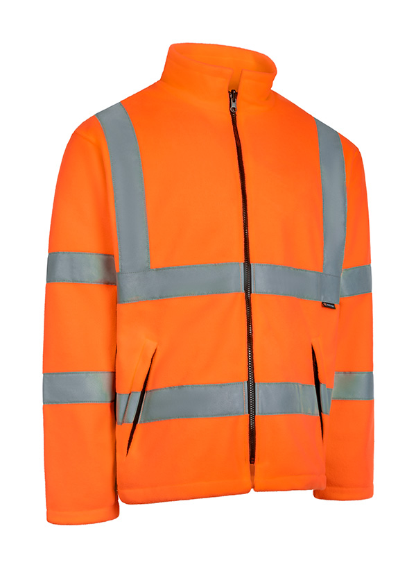 Beeswift Carnoustie Hi-Vis Fleece Jacket Orange Beeswift Carnoustie Hi-Vis Fleece Jacket Orange