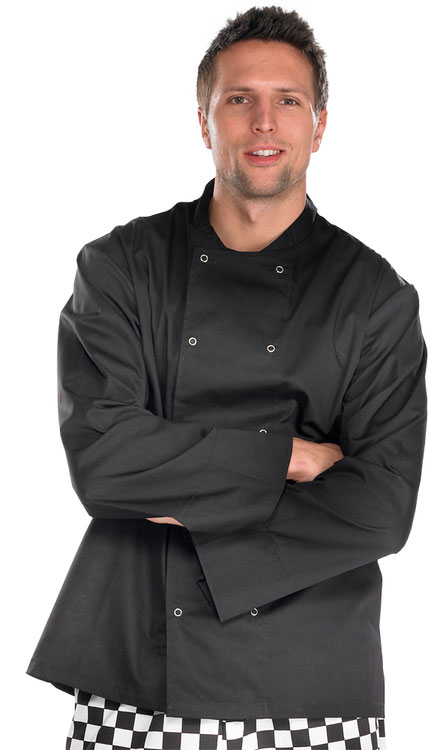Beeswift Chefs Jacket Long Sleeve Black Beeswift Chefs Jacket Long Sleeve Black