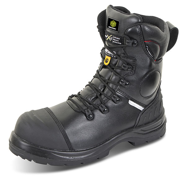 Beeswift Trencher Plus Side Zip Boot Black
