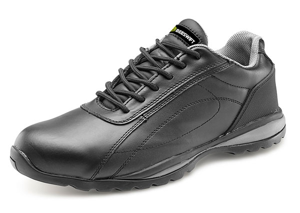 Beeswift Double Density Trainer Shoe Sbp Black Beeswift Double Density Trainer Shoe Sbp Black