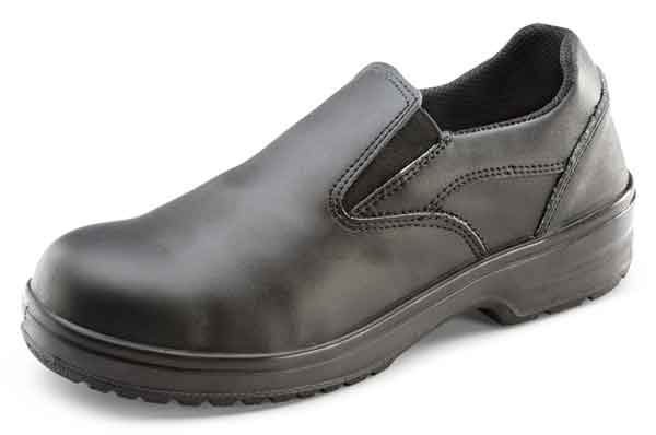 Beeswift Ladies Slip On Shoe Black Beeswift Ladies Slip On Shoe Black