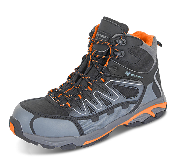Beeswift Hiker S3 Composite Boot Black/Orange Beeswift Hiker S3 Composite Boot Black/Orange
