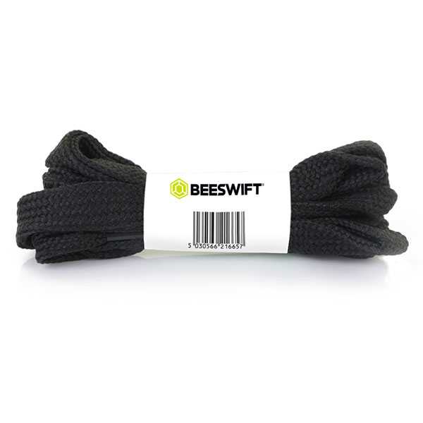 Beeswift Flat Boot Lace Black Beeswift Flat Boot Lace Black