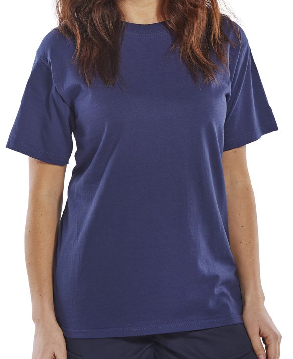 Beeswift Heavyweight T-Shirt Navy Blue