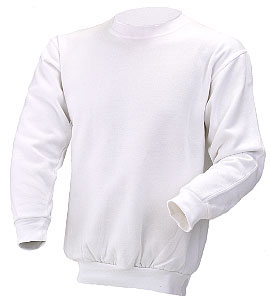 Beeswift Polycotton Sweatshirt White Beeswift Polycotton Sweatshirt White