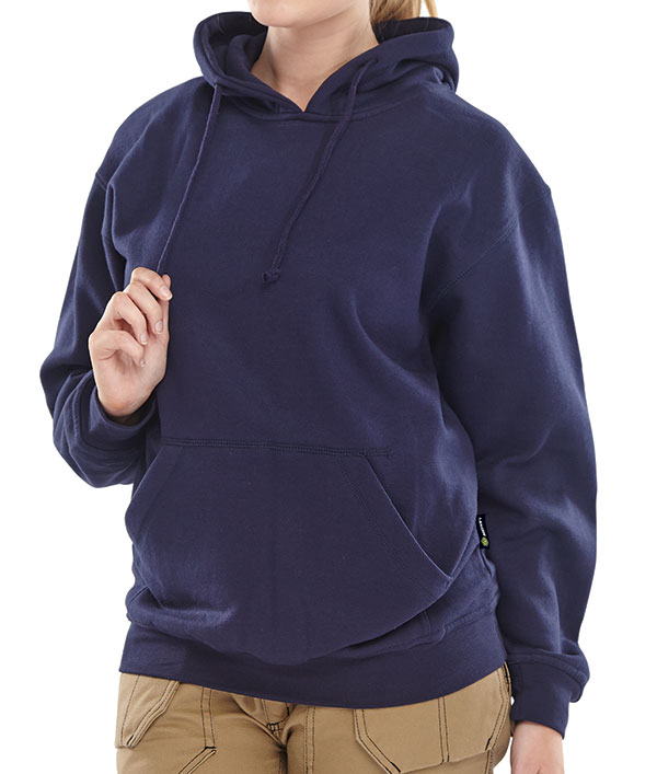 Beeswift Hooded Sweatshirt Navy Blue