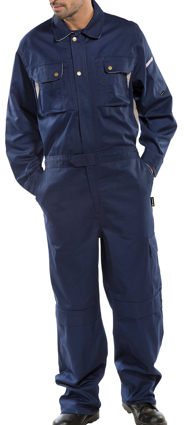 Beeswift Premium Boilersuit Navy Blue Beeswift Premium Boilersuit Navy Blue