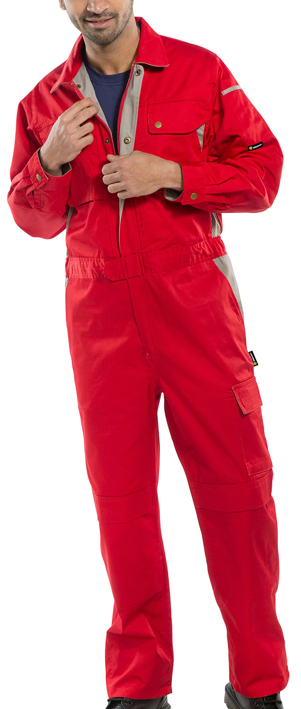 Beeswift Premium Boilersuit Red