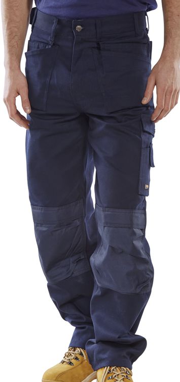 Beeswift Premium Multi Purpose Trousers Navy Blue