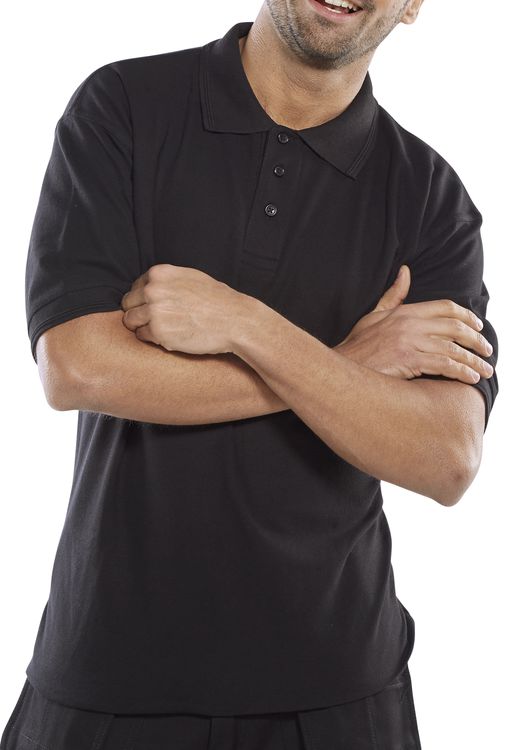 Beeswift Premium Polo Shirt Black