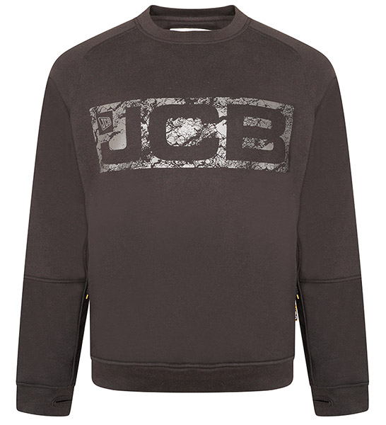 Jcb Workwear Trade Crew Sweatshirt Black