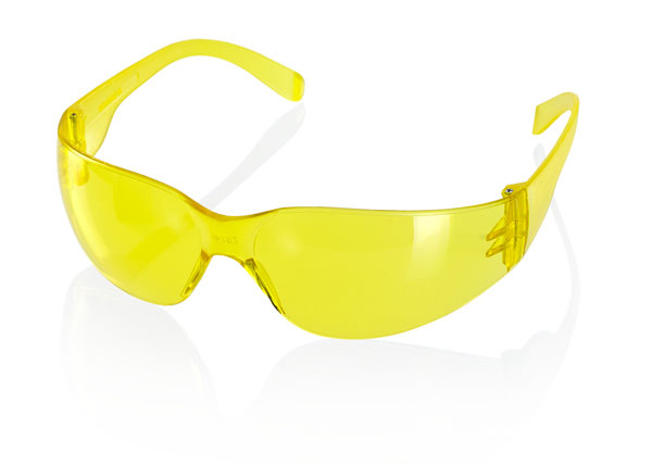 Beeswift Ancona Wraparound Safety Glasses Yellow