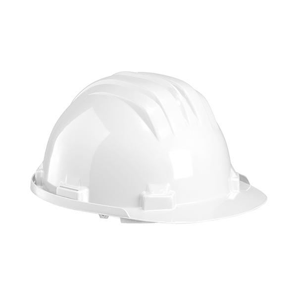 Climax Wheel Ratchet Safety Helmet White Climax Wheel Ratchet Safety Helmet White
