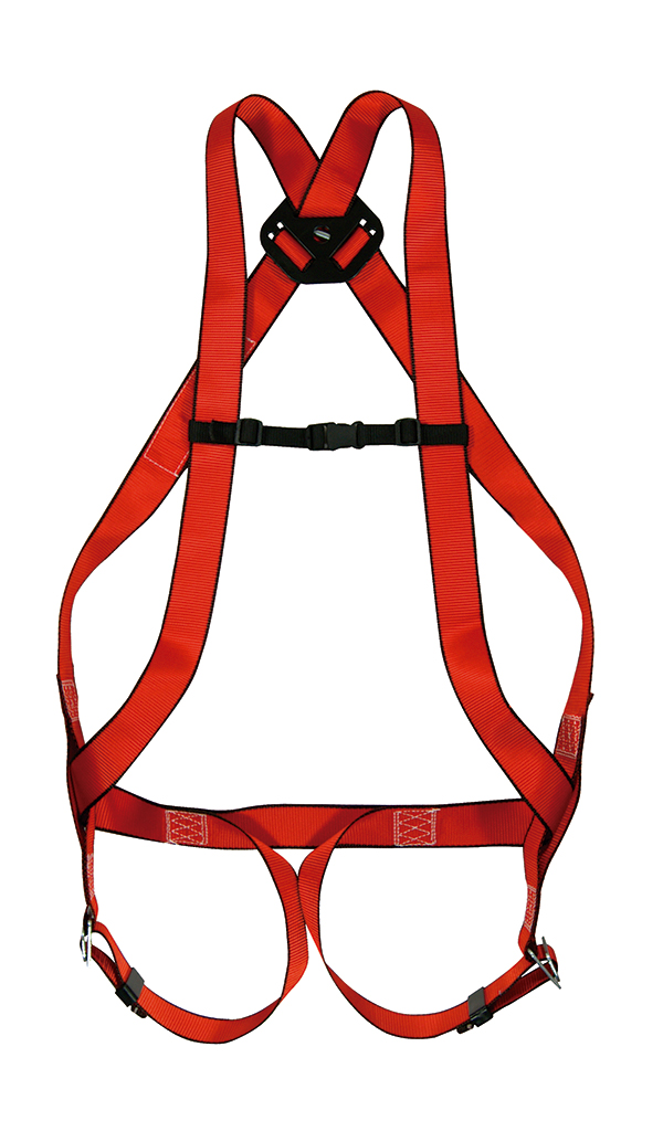 Climax Basic Fall Arrest Standard Safety Harness Red