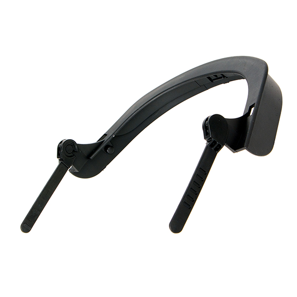 Climax Helmet Mounted Face Shield Carrier Black