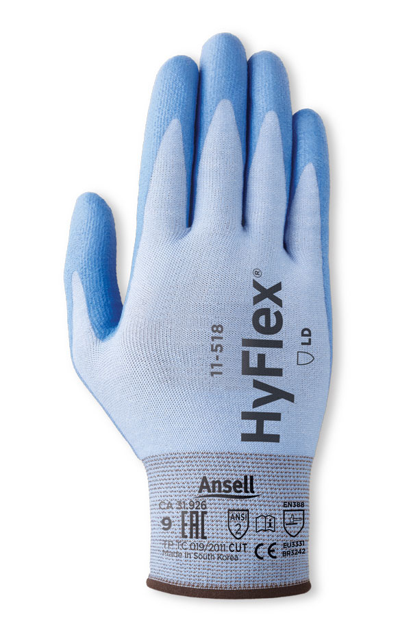 Ansell Hyflex 11-518 Glove Blue