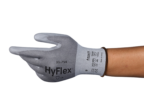 Ansell Hyflex 11-754 Gloves Grey