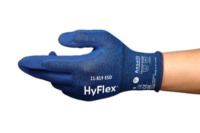 Ansell Hyflex 11-819 Esd Touchscreen Glove Blue Ansell Hyflex 11-819 Esd Touchscreen Glove Blue