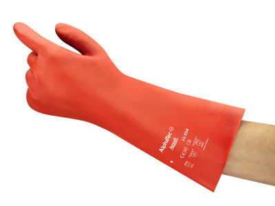 Ansell Alphatec 15-554 Glove Red Ansell Alphatec 15-554 Glove Red