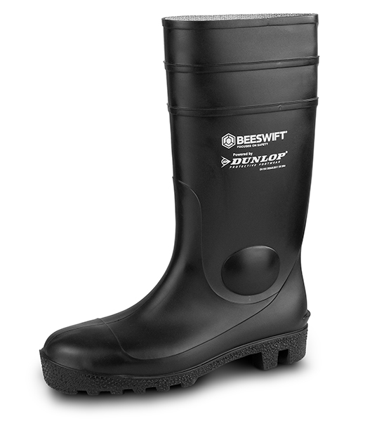 Dunlop Beeswift Aston Full Safety Wellingtons Black