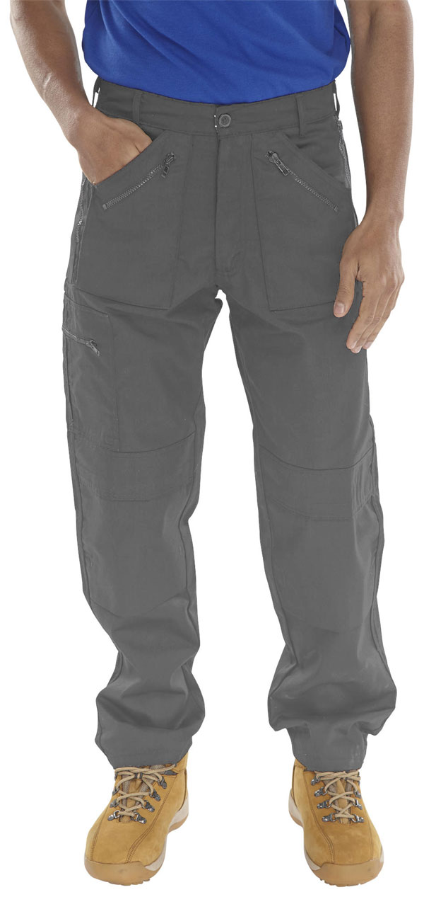 Beeswift Action Work Trousers Grey Beeswift Action Work Trousers Grey
