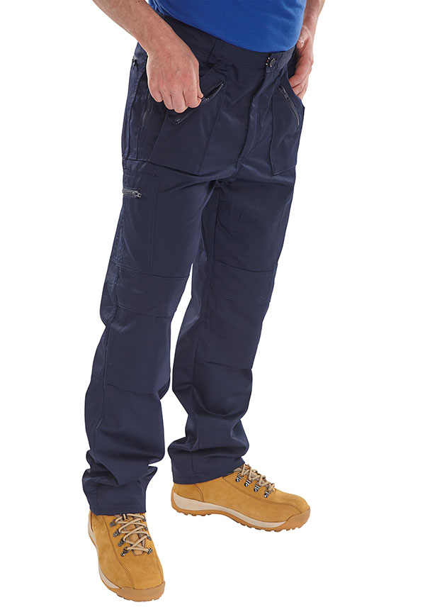 Beeswift Action Work Trousers Navy Blue