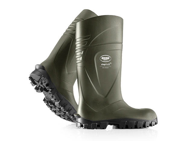Bekina Steplite X Solid Grip Non Safety Wellingtons Green Bekina Steplite X Solid Grip Non Safety Wellingtons Green