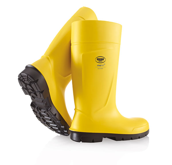 Bekina Steplite Easy Grip Full Safety Wellingtons S5 Yellow Bekina Steplite Easy Grip Full Safety Wellingtons S5 Yellow
