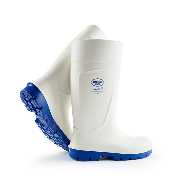 Bekina Steplite Easy Grip Safety Wellingtons S4 White Bekina Steplite Easy Grip Safety Wellingtons S4 White