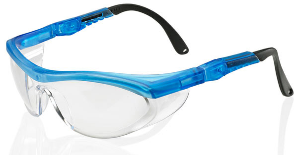 Beeswift Utah Safety Glasses Clear / Blue