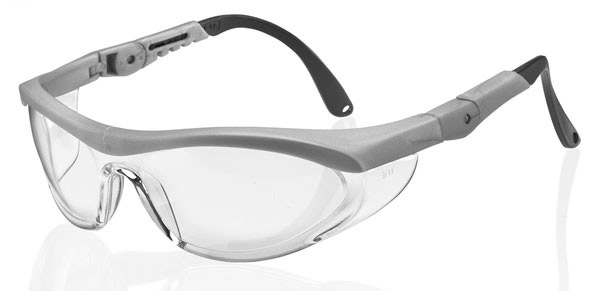 Beeswift Utah Safety Glasses Clear / Grey Beeswift Utah Safety Glasses Clear / Grey