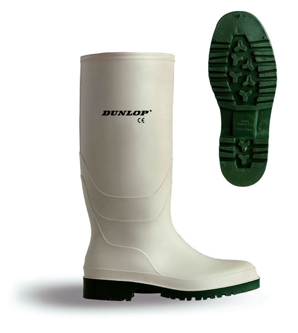 Dunlop Pricemaster Non-Safety Wellingtons White Dunlop Pricemaster Non-Safety Wellingtons White
