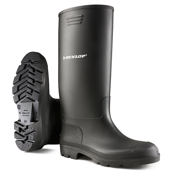 Dunlop Pricemaster Non-Safety Wellingtons Black Dunlop Pricemaster Non-Safety Wellingtons Black
