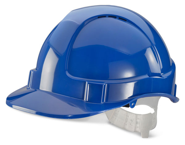 Beeswift Economy Vented Safety Helmet Blue Beeswift Economy Vented Safety Helmet Blue