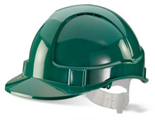 Beeswift Economy Vented Safety Helmet Green Beeswift Economy Vented Safety Helmet Green