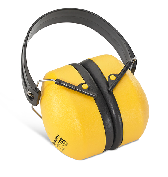 Beeswift Folding Ear Defenders Yellow
