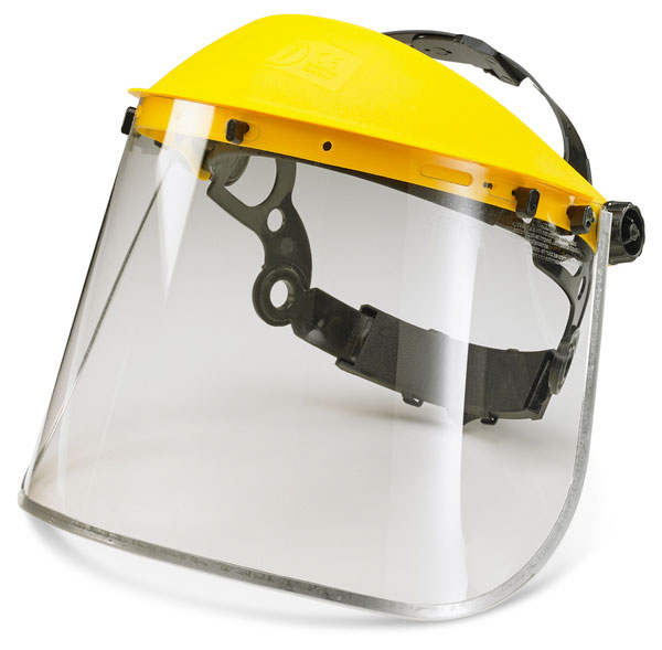 Beeswift Metal Edge Face Visor 8″ Clear