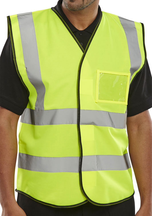 Beeswift Id Vest Hi-Vis Saturn Yellow