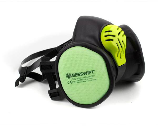 Beeswift Ffa1P3 Maintenance Free Half Mask Black/Green