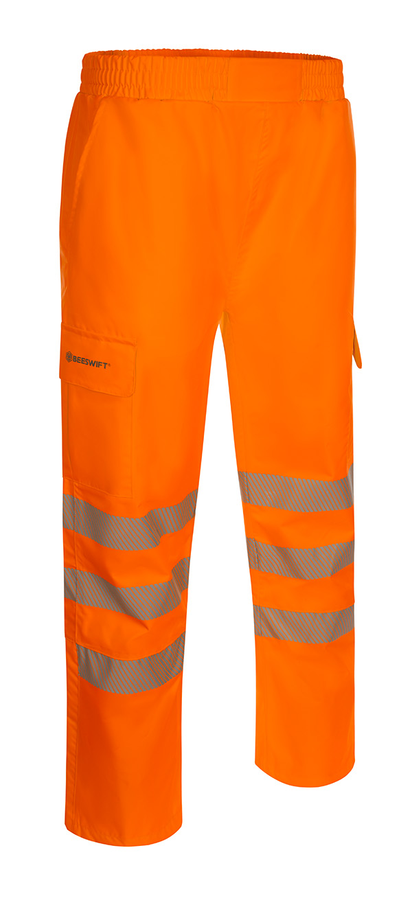 Beeswift Womens Hi-Vis Birkdale Over Trouser Orange