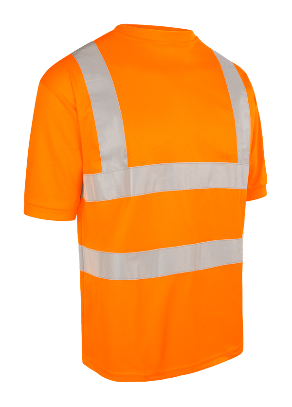 Beeswift Crew Neck Hi-Vis Short Sleeve T-Shirt Orange Beeswift Crew Neck Hi-Vis Short Sleeve T-Shirt Orange