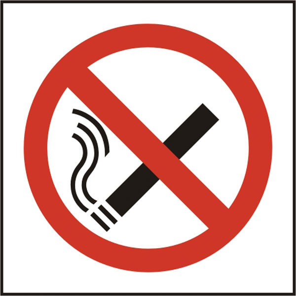 No Smoking Symbol Sign White