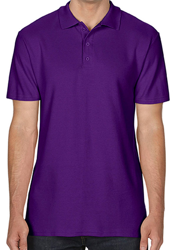 Gildan Polo Shirt Purple