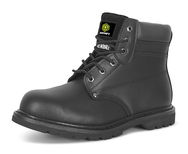 Beeswift Goodyear Welted 6 Inch Boot Black Beeswift Goodyear Welted 6 Inch Boot Black