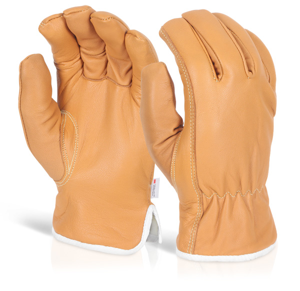 Beeswift Glovezilla Impact Arc Flash Thermal Drivers Gloves Brown