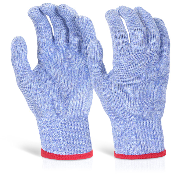 Beeswift Glovezilla Cut Resistant Food Safe Gloves Blue