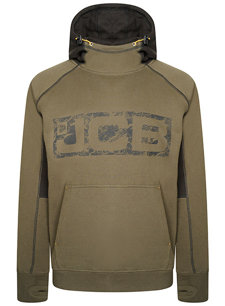 Jcb Workwear Horton Hoodie Olive Green