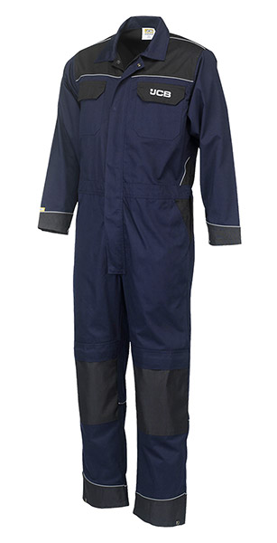 Jcb Workwear Trade Coverall Tall Leg Navy / Black