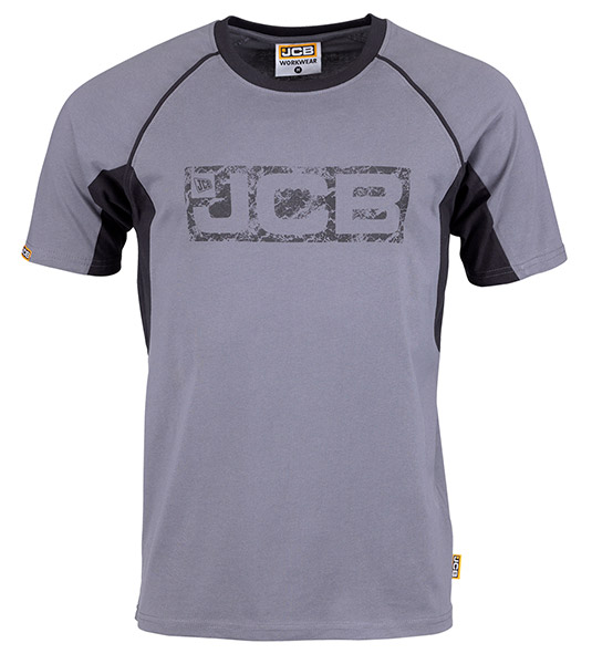 Jcb Workwear Trade T-Shirt Grey / Black Jcb Workwear Trade T-Shirt Grey / Black