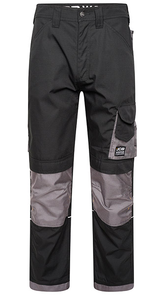 Jcb Workwear Trade Rip Stop Trousers Black/Grey Jcb Workwear Trade Rip Stop Trousers Black/Grey